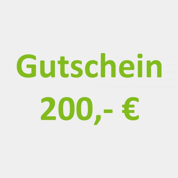 Gutschein 200,- €